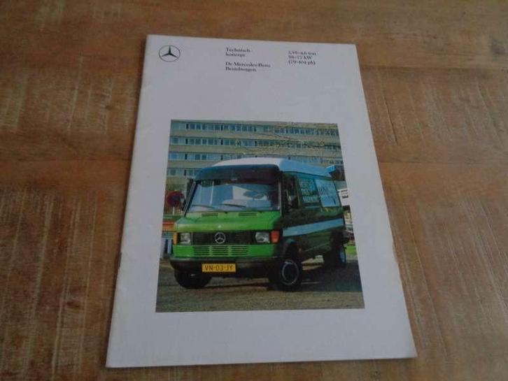 Mercedes Benz Bestelwagen Folder Brochure NL Druk 1992, Boeken, Auto's | Folders en Tijdschriften, Gelezen, Mercedes, Verzenden