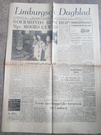 Moors nieuwe bisschop van Roermond (1959), Ophalen of Verzenden, 1940 tot 1960, Knipsel(s)