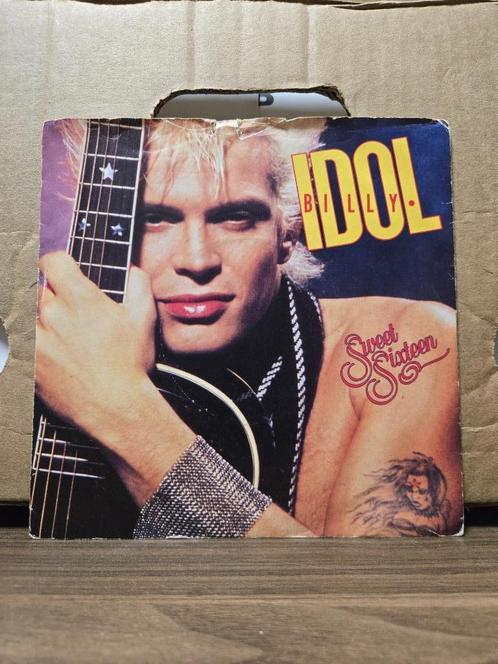 Billy Idol - Sweet sixteen, Cd's en Dvd's, Vinyl Singles, Zo goed als nieuw, Single, Pop, 7 inch, Ophalen of Verzenden