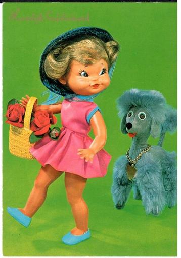 Mooie originele wildebras ansicht kaart van Kiki NR 2 beschikbaar voor biedingen