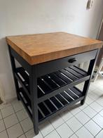 Keukeneiland VADHOLMA IKEA Te Koop, Huis en Inrichting, Keuken | Keukenelementen, Ophalen, Bruin, 50 tot 100 cm, Zo goed als nieuw