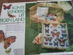borduurpatroon bonte vlinders uit eigen land, Ophalen of Verzenden, Zo goed als nieuw, Handborduren, Patroon