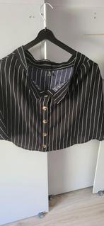 SHEIN blouse - maat M - gestreept, Maat 38/40 (M), Zwart, Ophalen of Verzenden, Zo goed als nieuw