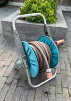 Gardena tuinslanghaspel incl +/- 15 meter tuinslang, Ophalen, Gebruikt, Tuinslanghaspel