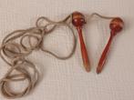 Vintage, houten springtouw, Ophalen of Verzenden