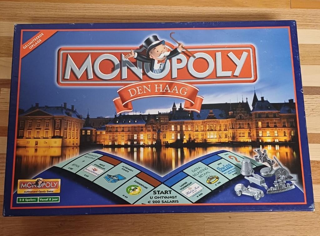 Monopoly editie Den Haag - Gelimiteerde oplage, Ophalen of Verzenden, Gebruikt