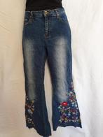 Hele gave broek, wijde pijp met sticksel! Mt 38. Merk M C, Blauw, ., Ophalen of Verzenden, Zo goed als nieuw