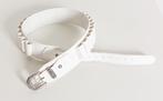 Witte lederen western holsterriem, Heupriem, Ophalen of Verzenden, Zo goed als nieuw, 5 cm of meer