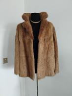 Vintage bontjas vossenbont maat M/L, Maat 38/40 (M), Bruin, Ophalen of Verzenden, Zo goed als nieuw