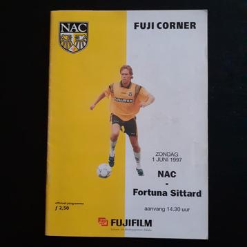 Programma NAC  - Fortuna Sittard 1996-1997. beschikbaar voor biedingen