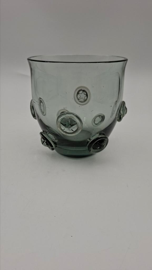 Noppenvaas A.D Copier Leerdam, Antiek en Kunst, Antiek | Glas en Kristal, Ophalen of Verzenden