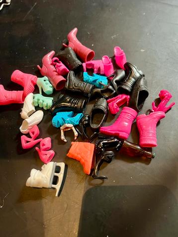 Vintage retro barbie sindy fleur schoenen laarzen pumps hak beschikbaar voor biedingen