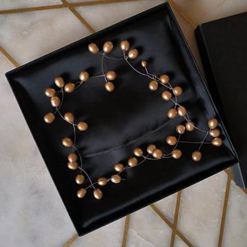 High-end Design Parelketting - Titanium - 43cm - Nieuw beschikbaar voor biedingen