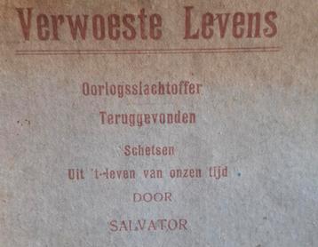 Verwoeste levens. Salvador. Oorlogsslachtoffer. 1917. beschikbaar voor biedingen