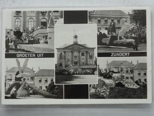 ZUNDERT Vijfluik bloemencorso1953, Verzamelen, Ansichtkaarten | Nederland, Ongelopen, Noord-Brabant, 1940 tot 1960, Verzenden