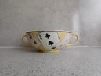 Soepkom Kaart Vic's Handpainted, Huis en Inrichting, Keuken | Servies, Ophalen of Verzenden, Zo goed als nieuw, Kom(men), Overige stijlen