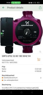 Grundfos pomp 32-80 180 nieuw in doos., Minder dan 30 cm, Overige typen, Nieuw, Minder dan 60 cm