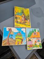 3 oude Puzzels Pinokkio, Wicky de Viking en Pipo de Clown, Ophalen of Verzenden