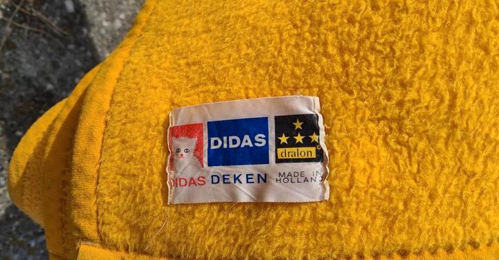 Mooie Didas grote deken '70, Verzamelen, Retro, Huis en Inrichting, Ophalen