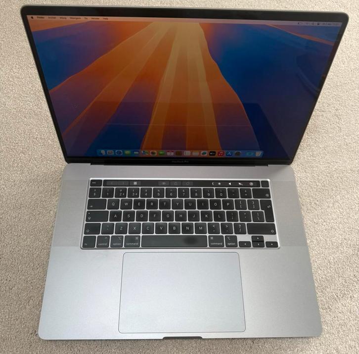  Apple macbook Pro 16 inch 2019 16GB/500GB touchbar, Computers en Software, Apple Macbooks, Zo goed als nieuw, MacBook Pro, 16 inch