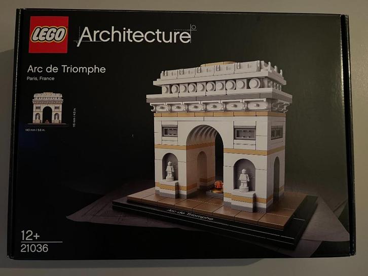 Lego Architecture 21036 Arc de Triomphe, Kinderen en Baby's, Speelgoed | Duplo en Lego, Zo goed als nieuw, Lego, Complete set