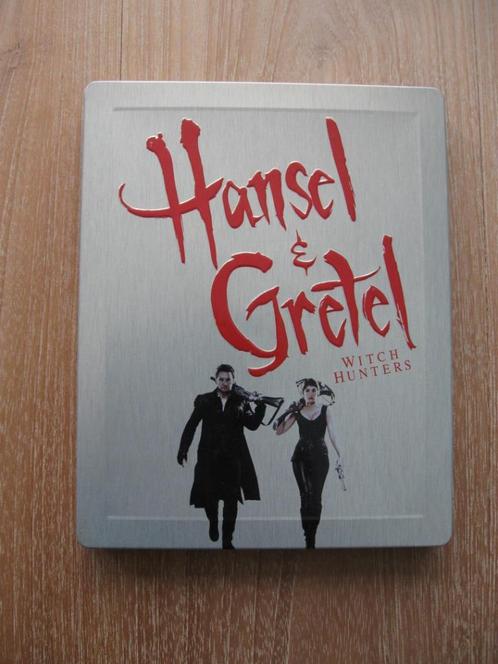 Blu-ray + DVD Hansel & Gretel: Witch Hunters STEELBOOK, Cd's en Dvd's, Blu-ray, Zo goed als nieuw, Actie, Ophalen of Verzenden
