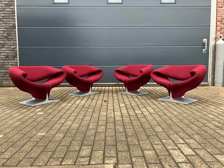 4x originele Artifort Ribbon van Pierre Paulin in Topstaat!!, Huis en Inrichting, Fauteuils, Ophalen of Verzenden