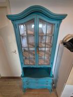 Vintage Vitrinekastje - Charmant & Uniek!, Huis en Inrichting, Kasten | Buffetkasten, Ophalen, Gebruikt, Glas, Vintage