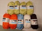 Catania katoen garen - 9 bollen, Hobby en Vrije tijd, Ophalen of Verzenden, Nieuw, Breien of Haken, Wol of Garen