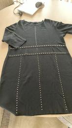 Orachtig gebreid Faber  Jurkje mt 46 met Studs, Zwart, Maat 46/48 (XL) of groter, Ophalen of Verzenden, Zo goed als nieuw