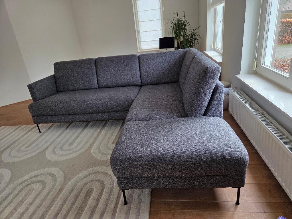 Mooie hoekbank Fluente Westwing te koop, Huis en Inrichting, Banken | Bankstellen, Ophalen, Hoekbank, 75 tot 100 cm, Zo goed als nieuw