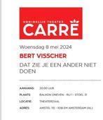 Bert Visscher, Carré 8 mei 2024, Tickets en Kaartjes, Theater | Cabaret en Komedie, Mei, Twee personen