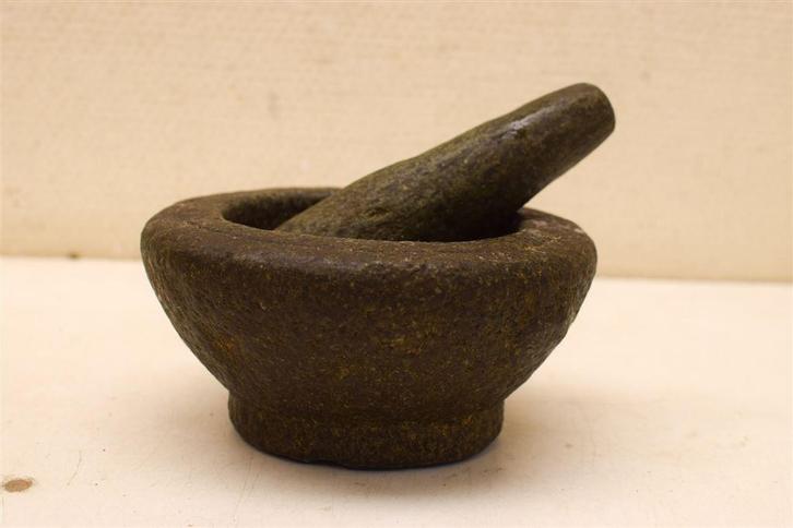 Vijzel met stamper 47524, Huis en Inrichting, Keuken | Keukenbenodigdheden, Gebruikt, Ophalen of Verzenden