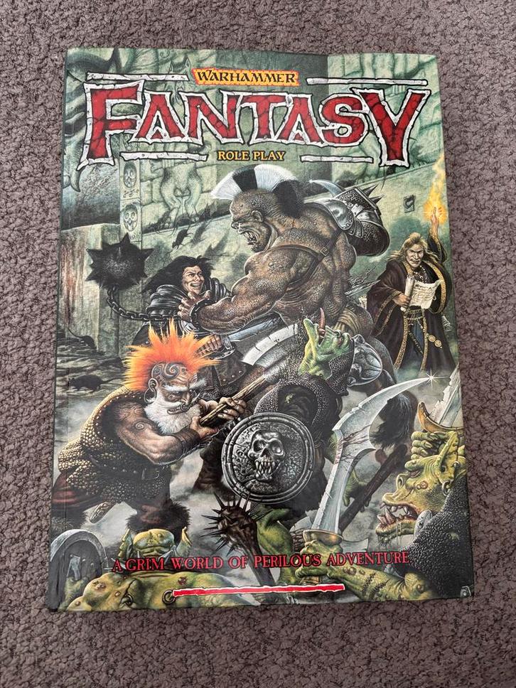 Warhammer Fantasy RPG - Eerste Editie, Hobby en Vrije tijd, Gezelschapsspellen | Bordspellen, Gebruikt, Drie of vier spelers, Ophalen of Verzenden