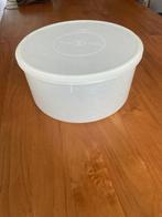 grote ronde Tupperware doos, Ophalen of Verzenden, Gebruikt, Wit, Bus of Trommel
