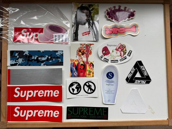 Supreme en Palace stickers en gifts, Verzamelen, Overige Verzamelen, Nieuw, Ophalen of Verzenden
