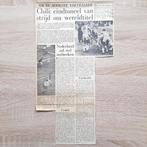 Chili: Eindtoneel van strijd om Wereldtitel 1962, Verzamelen, Verzenden, Gebruikt, Buitenlandse clubs, Poster, Plaatje of Sticker