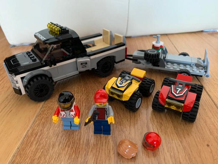 Compleet Lego set 60148 Raceteam, Kinderen en Baby's, Speelgoed | Duplo en Lego, Zo goed als nieuw, Ophalen of Verzenden