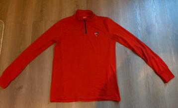 2x Rood Crivit thermo shirt met lange mouwen beschikbaar voor biedingen
