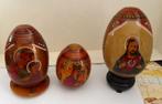 3 JR 50 HOUTEN EIER 2 M STANDRD 1 KLEINER MARIA KIND, VINTAG, Antiek en Kunst, Antiek | Religie, Verzenden
