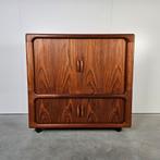 Vintage Deens audio meubel, Dyrlund, Gebruikt, 100 tot 150 cm, 100 tot 150 cm, Ophalen of Verzenden