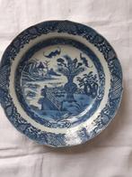 China 1: Delftsblauw wandbord (18e/19e eeuw)  vleermuizen, Antiek en Kunst, Ophalen of Verzenden