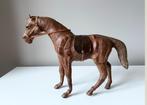 Vrij Groot , Vintage, Leren Paard, Ophalen of Verzenden, Zo goed als nieuw, Paard, Beeldje of Figuurtje