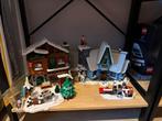 Lego 10325 + 10293 Alpine lodge  Santa visit, Ophalen, Zo goed als nieuw, Complete set, Lego