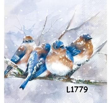 Servetten decoupage/bullet journal * vogels L1779 beschikbaar voor biedingen