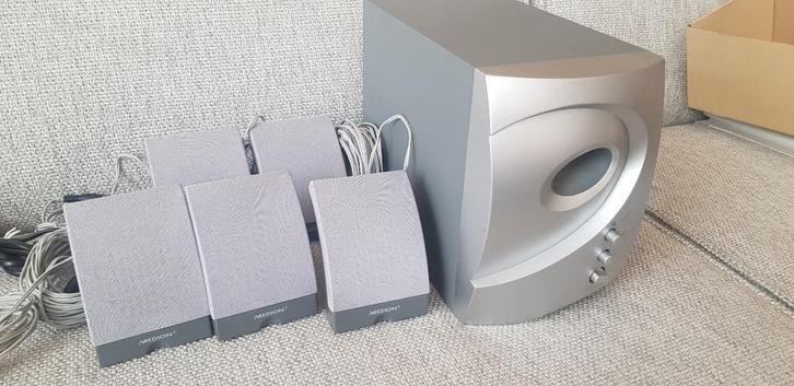 Medion 5.1 surroundset voor pc, Computers en Software, Pc speakers, Zo goed als nieuw, Audiokanaal 5.1, Ophalen of Verzenden