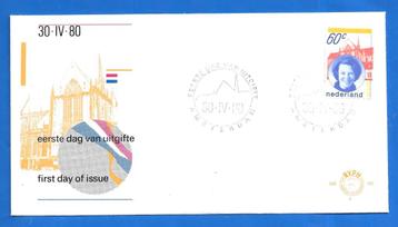 FDC FDC E183 Inhuldiging 1980   beschikbaar voor biedingen