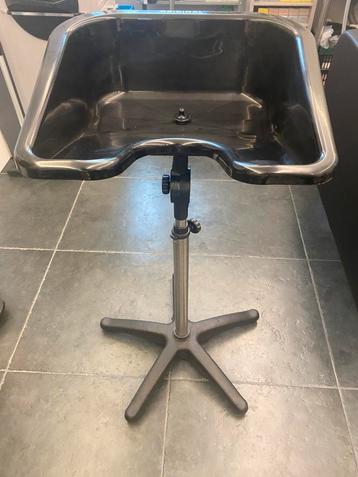 Mobiele wasbak zwart thuiskapper zorg beschikbaar voor biedingen