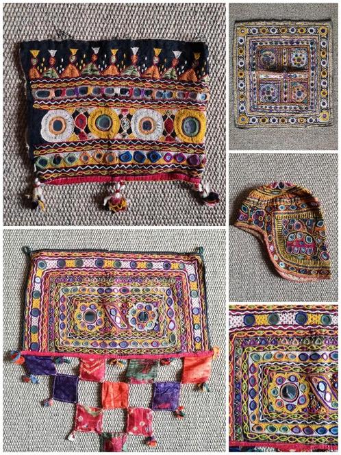Oude stof uit India, Antiek en Kunst, Antiek | Kleden en Textiel, Ophalen of Verzenden