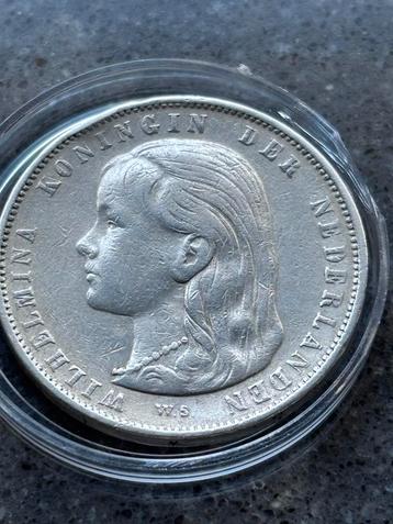 Zilveren Guldens Wilhelmina + Willem III beschikbaar voor biedingen